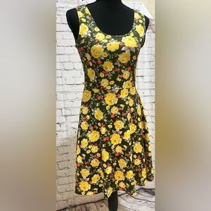 Casual fit and flare sleeveless dress - Summer wear! Great condition. (A7)